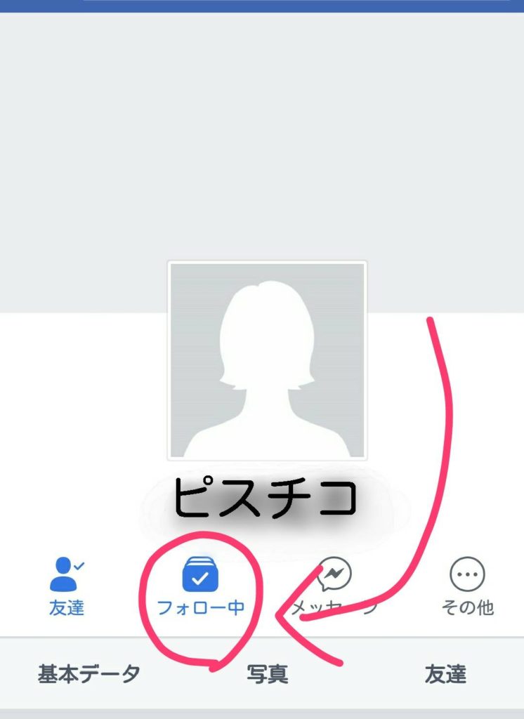 Facebookのプロフィール